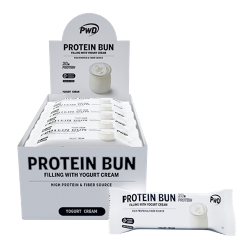 exceso exégesis igual Pwd Protein Bun Yogurt Cream Caja 15x60 Gramos al Mejor Precio - Biobay
